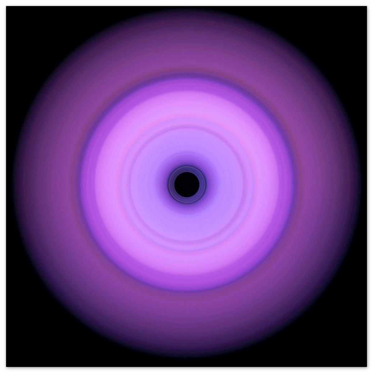 Abstract circular light art prints — The Purples collection by Michael Hill Photography
