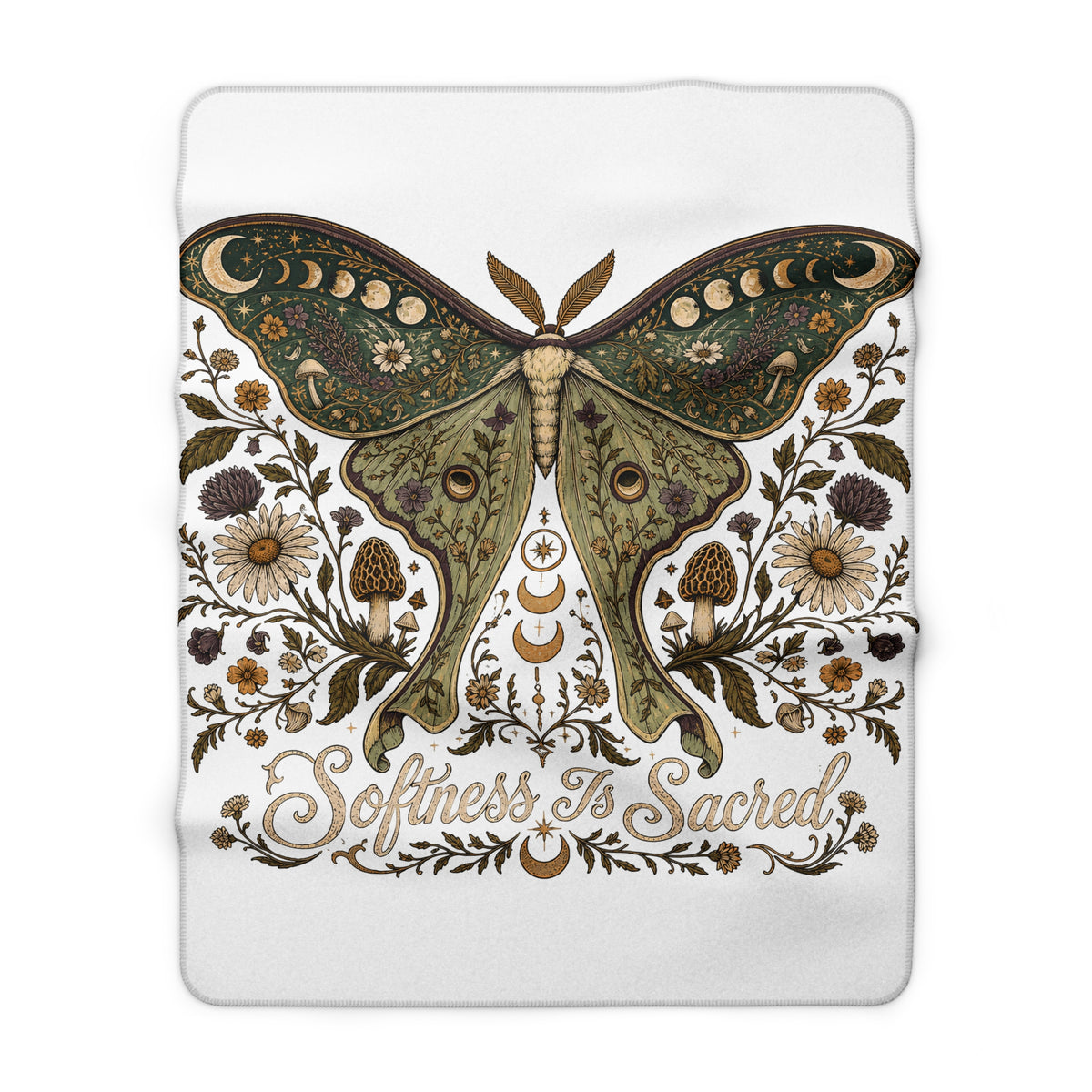 The Mark of Softness | Sherpa Fleece Blanket