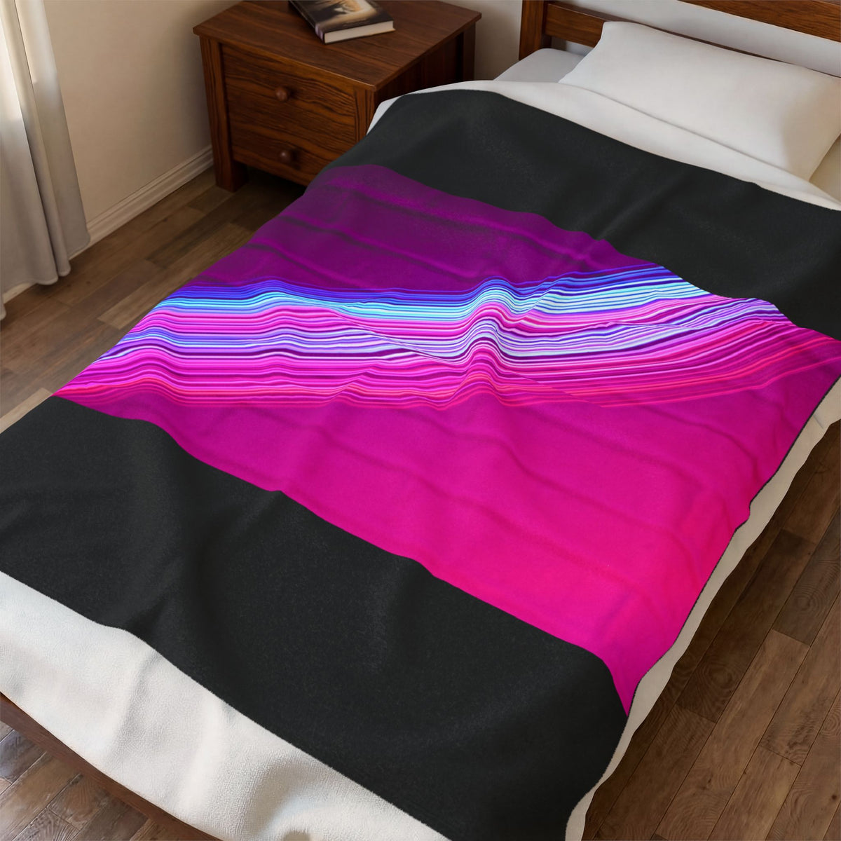 Form in Motion | Velveteen Plush Blanket