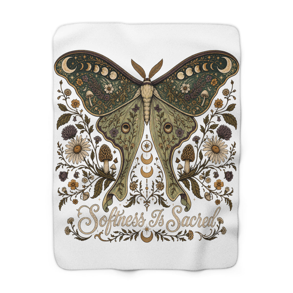 The Mark of Softness | Sherpa Fleece Blanket