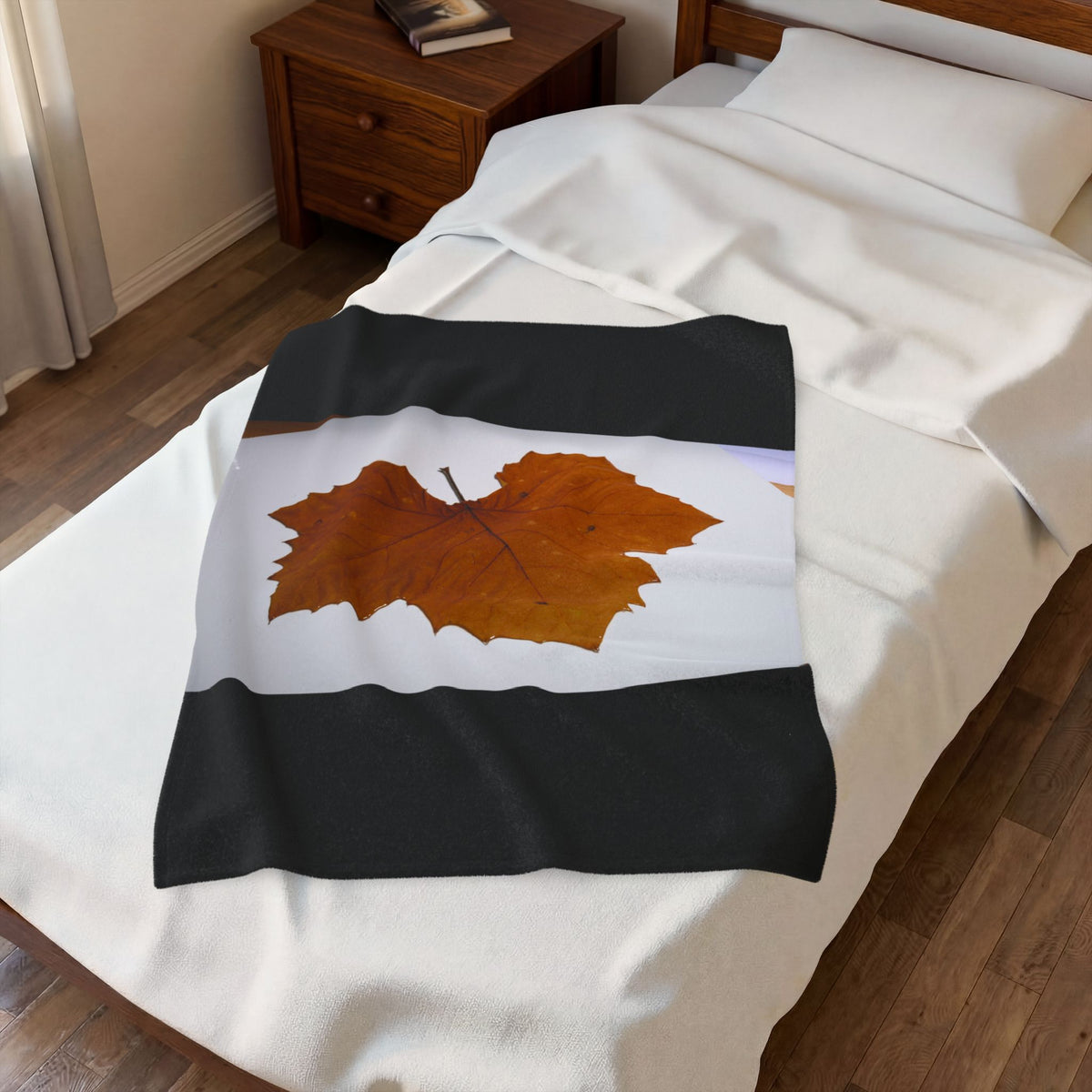 Autumn Form | Velveteen Plush Blanket