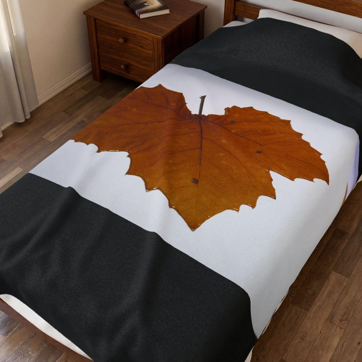 Autumn Form | Velveteen Plush Blanket