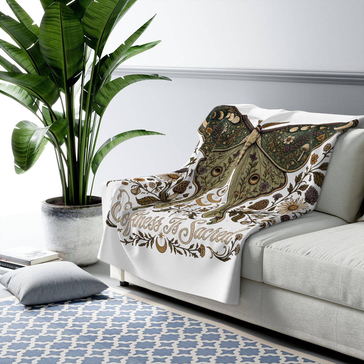 The Mark of Softness | Sherpa Fleece Blanket