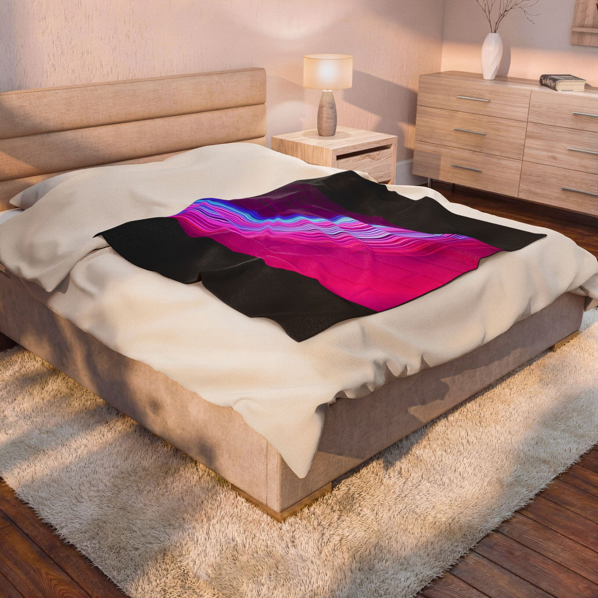 Form in Motion | Velveteen Plush Blanket