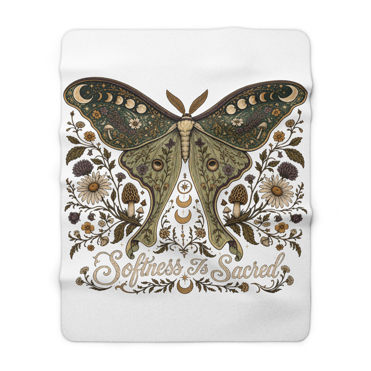 The Mark of Softness | Sherpa Fleece Blanket