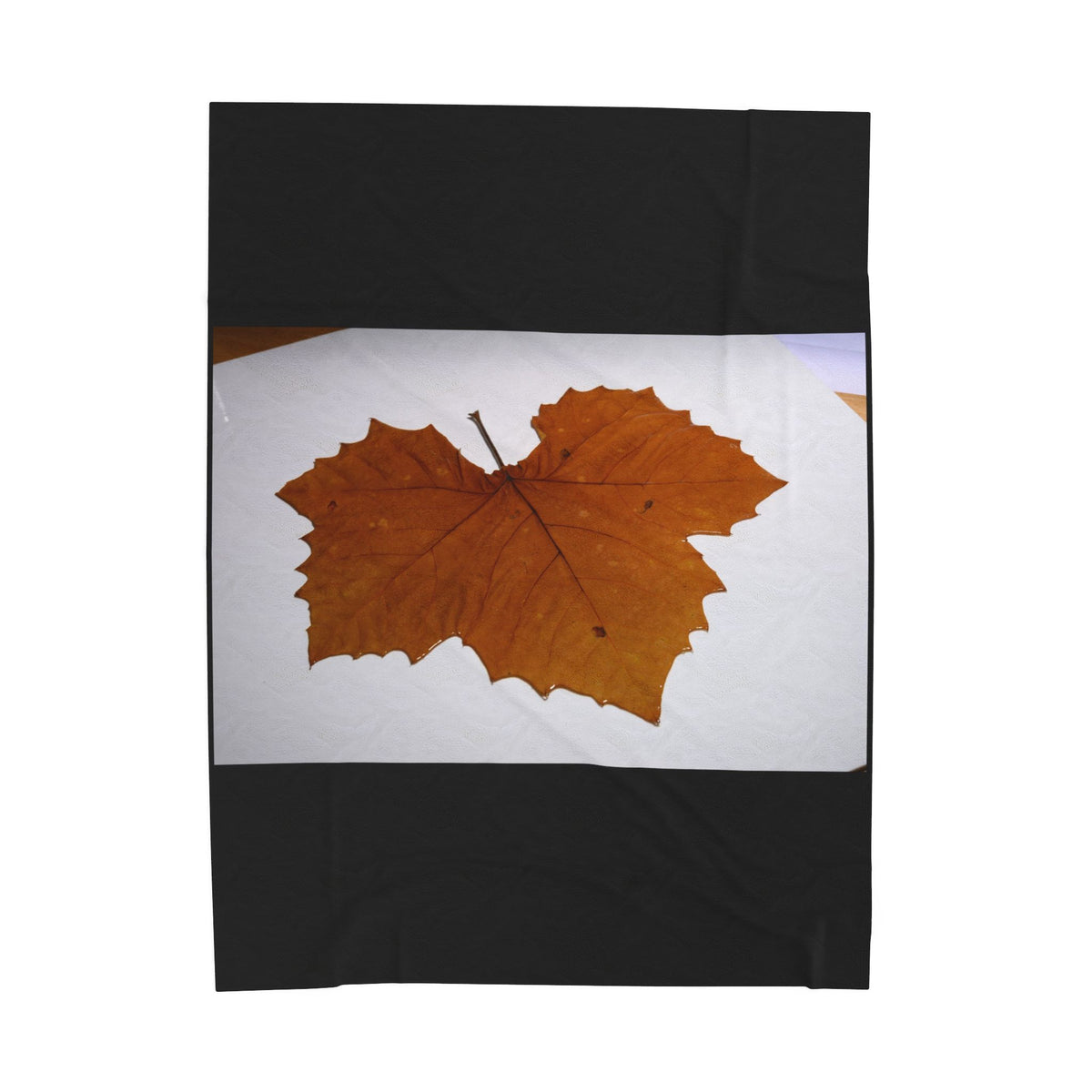 Autumn Form | Velveteen Plush Blanket