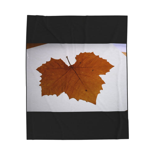 Autumn Form | Velveteen Plush Blanket