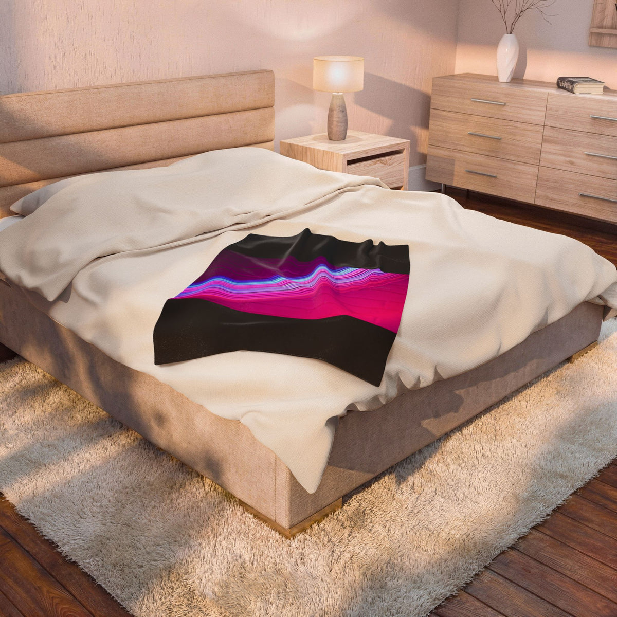 Form in Motion | Velveteen Plush Blanket