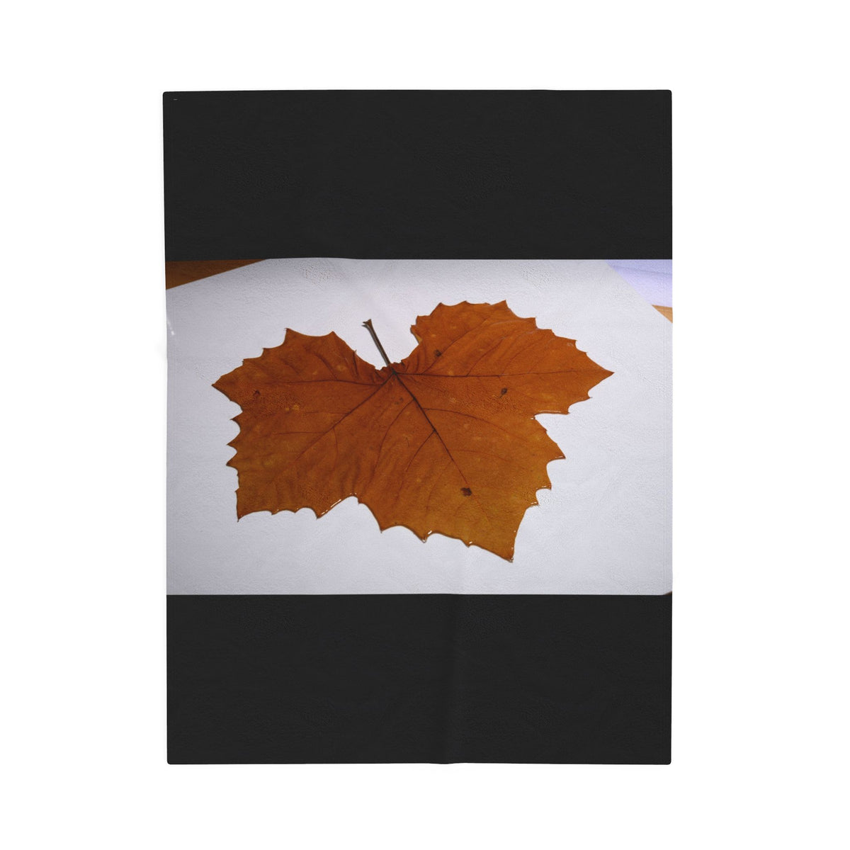 Autumn Form | Velveteen Plush Blanket