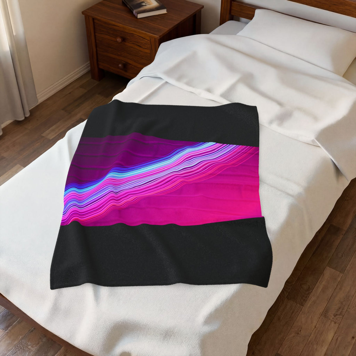Form in Motion | Velveteen Plush Blanket