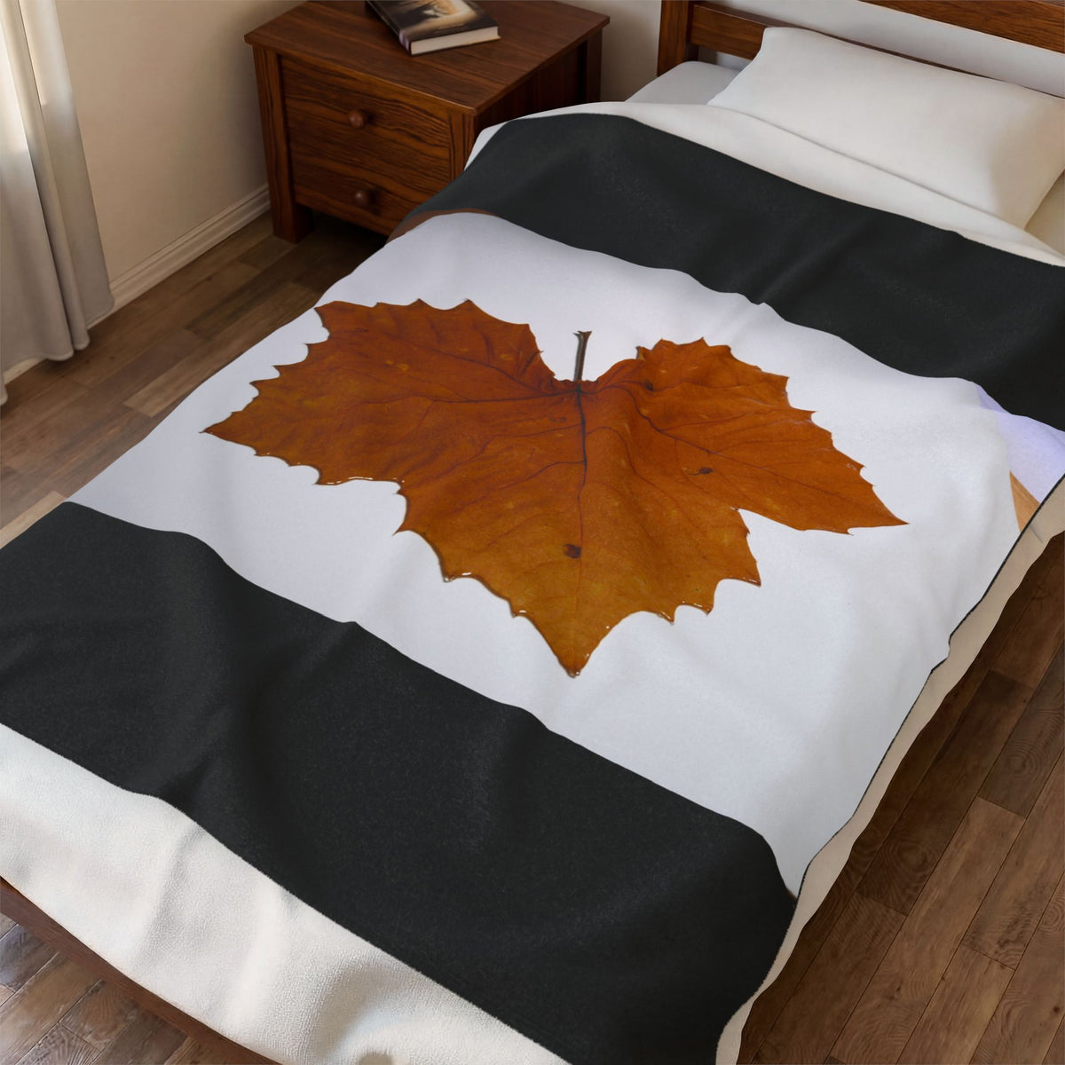 Autumn Form | Velveteen Plush Blanket