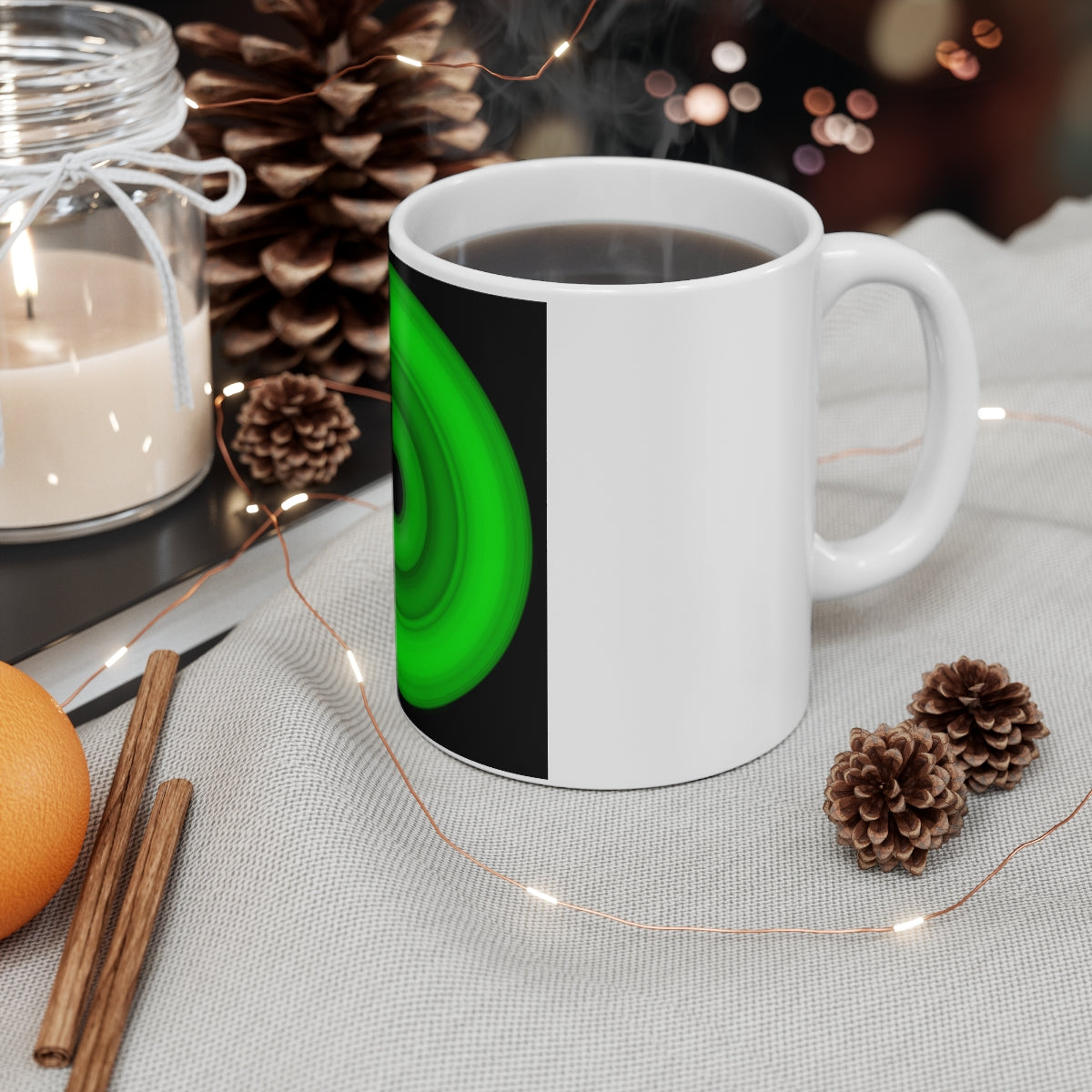 Michael Hill’s Circular Light photograph on an 11-ounce mug.