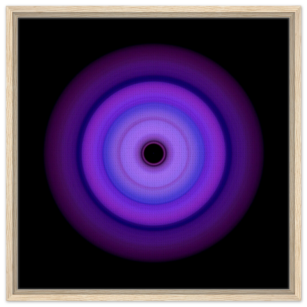 Circular aperture pattern with concentric rings transitioning from dark violet center to ice blue outer edges on a white background.